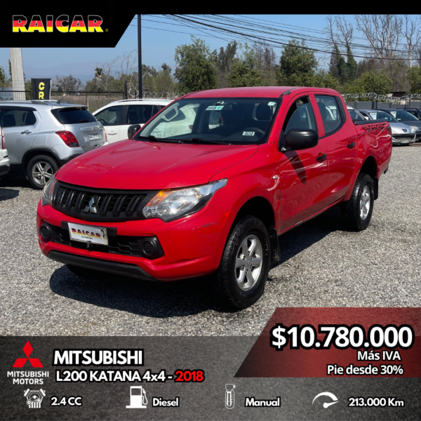 MITSUBISHI L200 KATANA 4X4 2018 DIESEL