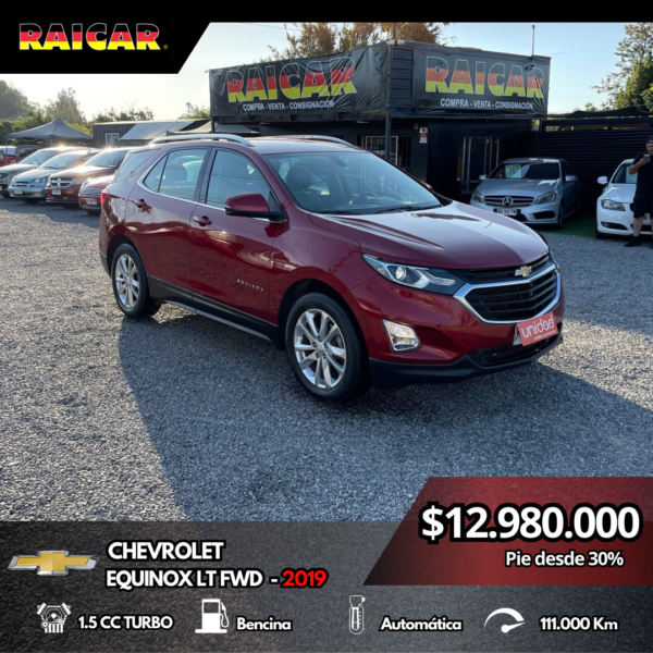 CHEVROLET EQUINOX LT AT FWD 2019