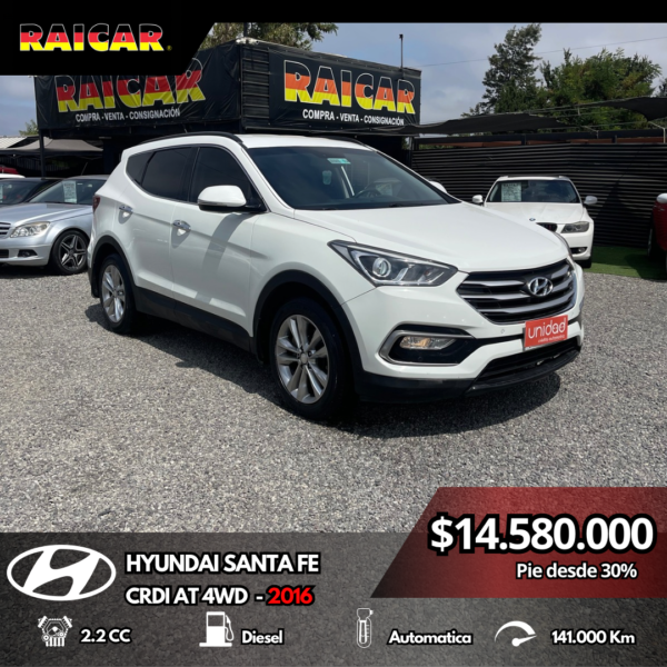 HYUNDAI SANTA FE CRDI AT 4WD 2016 DIESEL