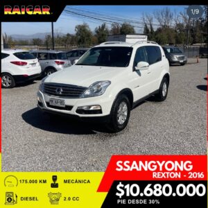 SSANGYONG REXTON II 2016 DIESEL