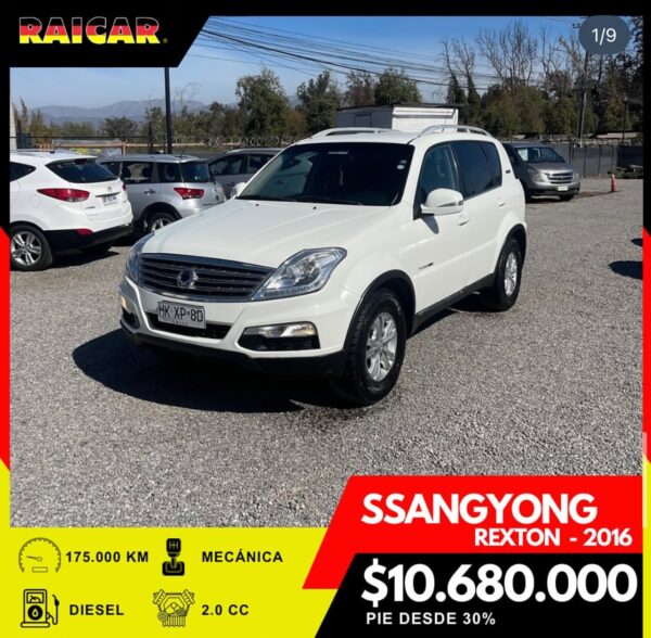 SSANGYONG REXTON II 2016 DIESEL