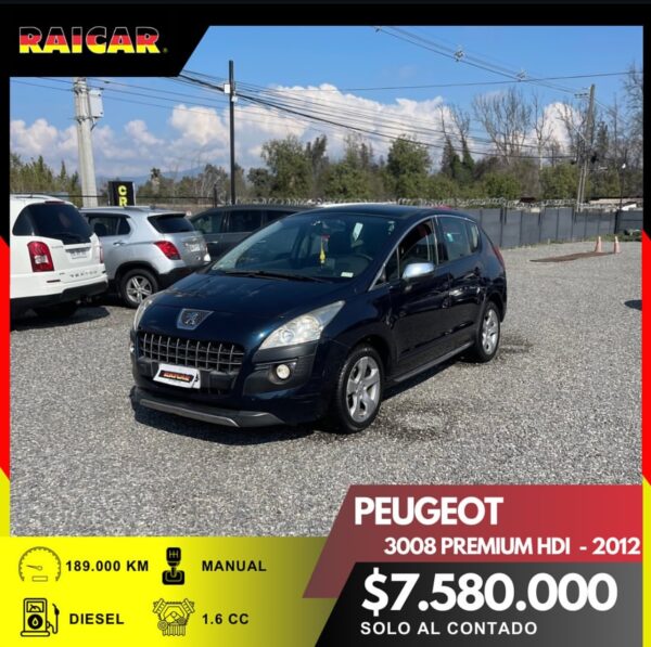 PEUGEOT 3008 PREMIUM HDI 2012