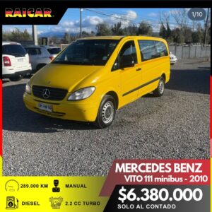 MERCEDES BENZ VITO 111 MINIBUS 2010