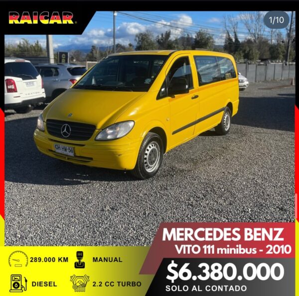 MERCEDES BENZ VITO 111 MINIBUS 2010