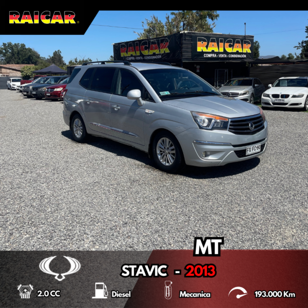 SSANGYONG STAVIC 2013 DIESEL