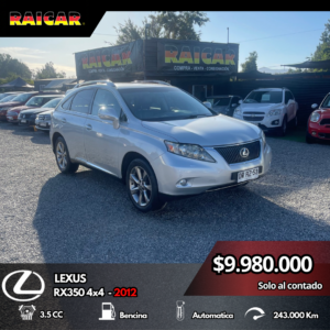 LEXUS RX350 4X4 AT 2012