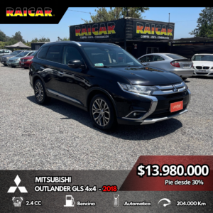 MITSUBISHI OUTLANDER TOPE DE LINEA AT 4X4 2018