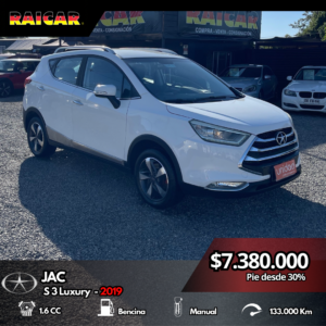 JAC S3 LUXURY 2019