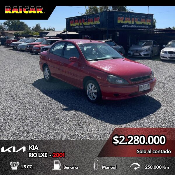 KIA RIO LXE 2001