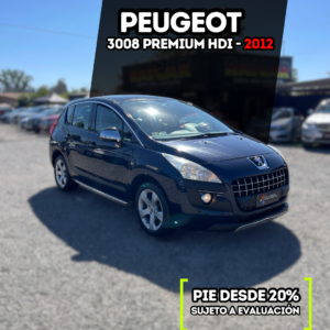 PEUGEOT 3008 PREMIUM HDI 2012 DIESEL
