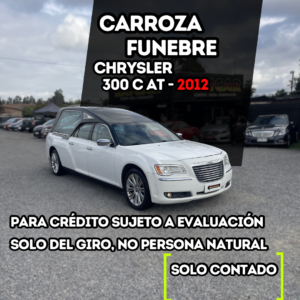 Carroza Fúnebre Chrysler c300 2012