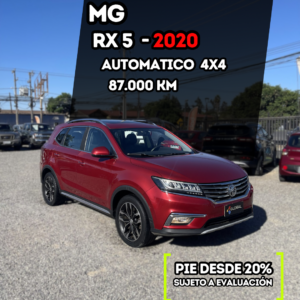 MG RX Automática 4x4 2020
