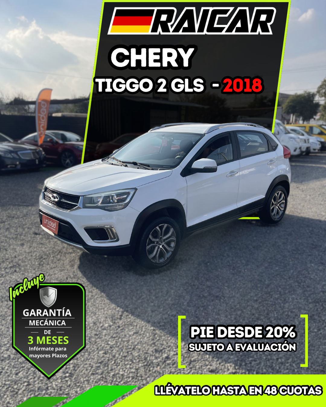 CHERY TIGGO 2 GLS 2018