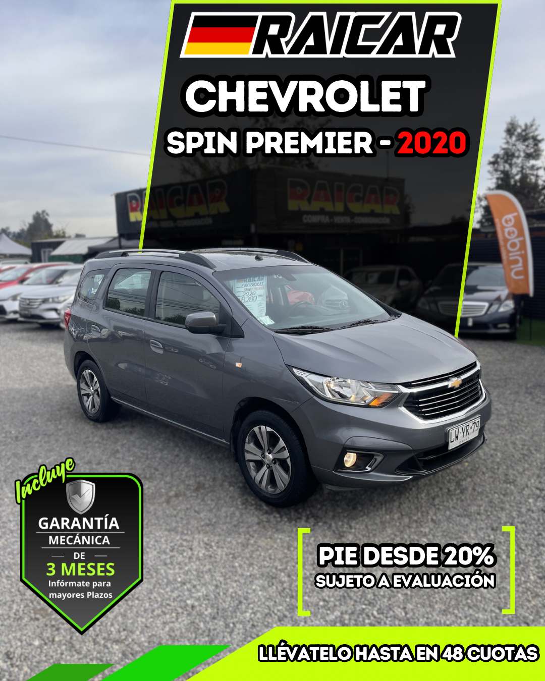 CHEVROLET SPIN PREMIER 2020